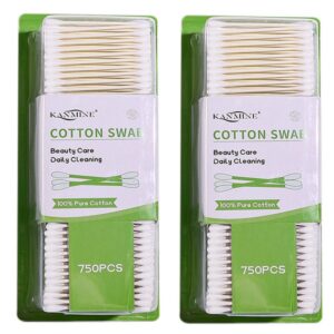 300/500/750 Count in Blister Card Packaging Paper Stick Cotton Swabs